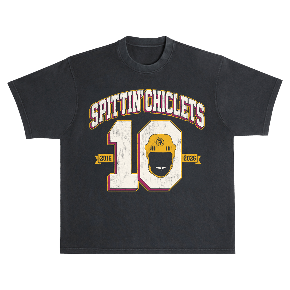 SC 10th Anniversary No Big Deal Tee, Black Pigment Dye