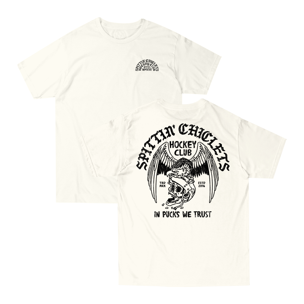 SC In Pucks We Trust Tee, Natural